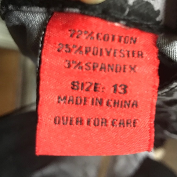 Black and Gray Straight Leg Jeans - Picture 5 of 5